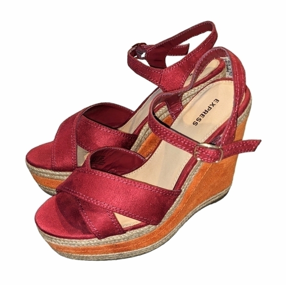 Platform sandals from express size 7 - Picture 1 of 5